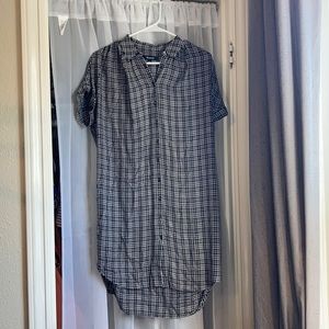Madewell checkered dress